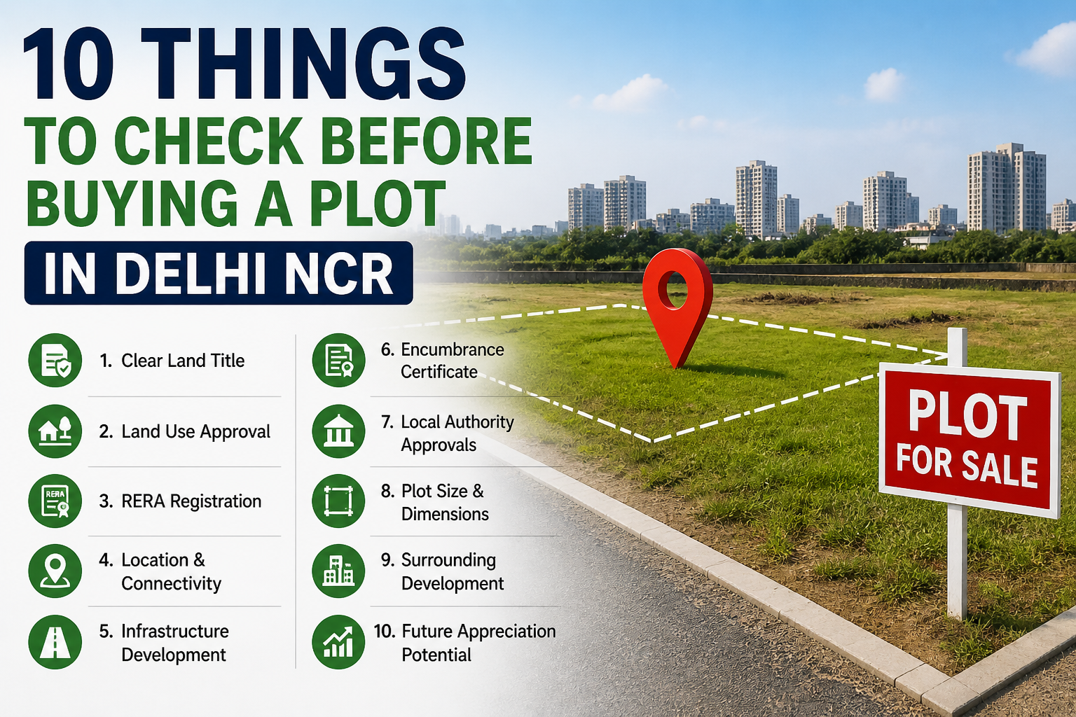 Buying a plot in Delhi NCR