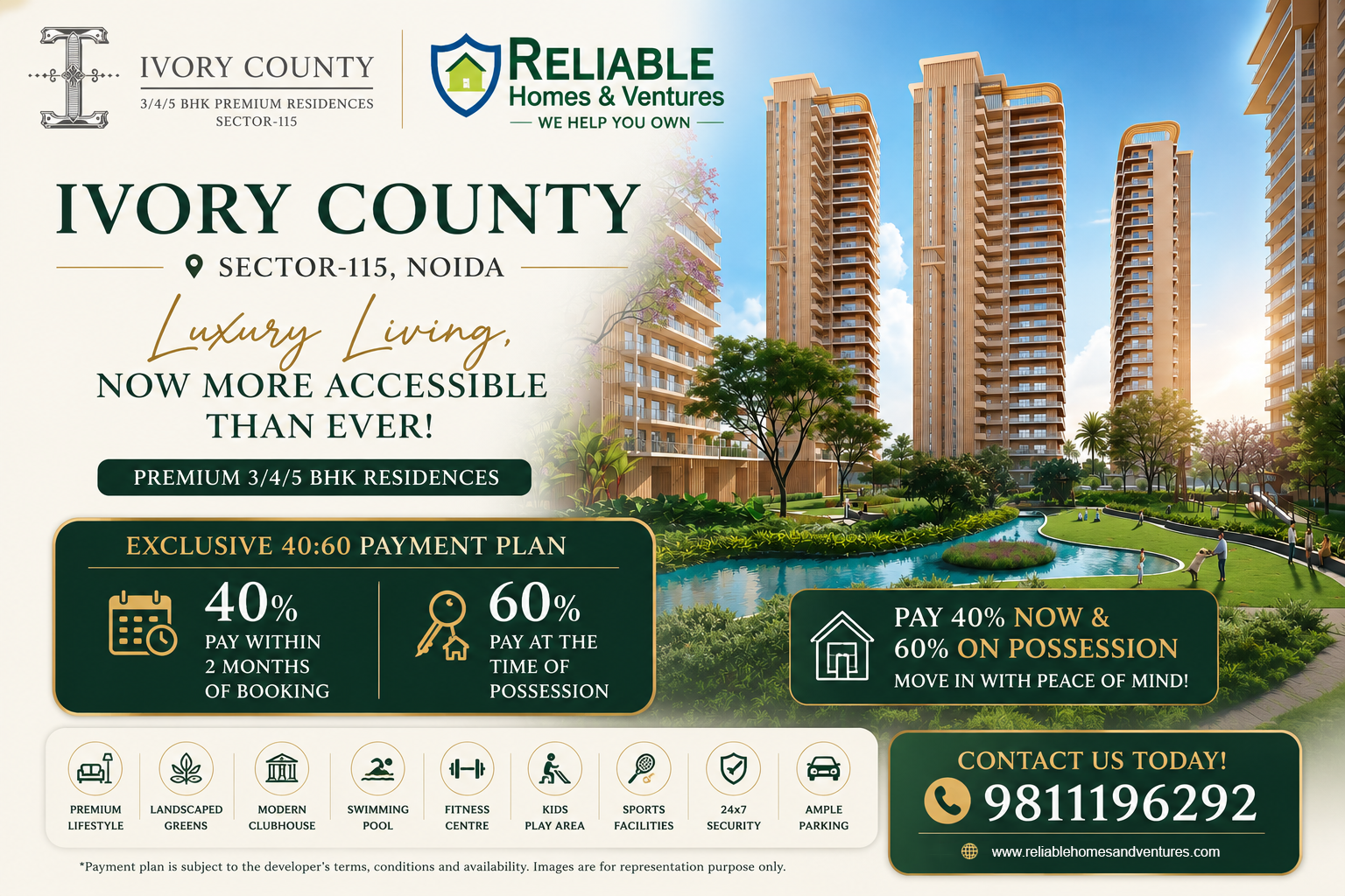 Ivory County Payment Plan
